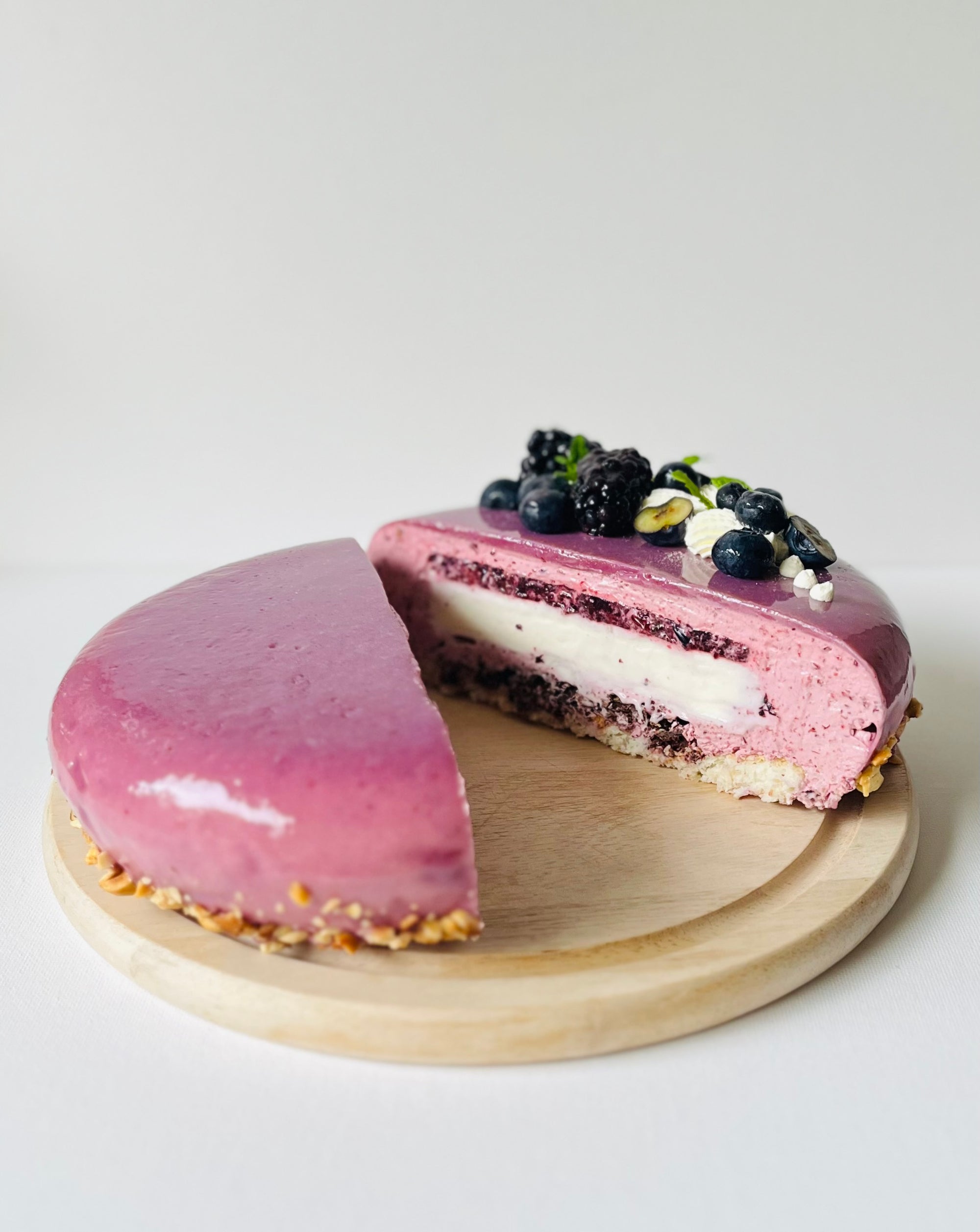 Blueberry & Coconut Entremet