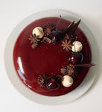 Dark chocolate & Cherry Entremet