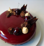 Dark chocolate & Cherry Entremet