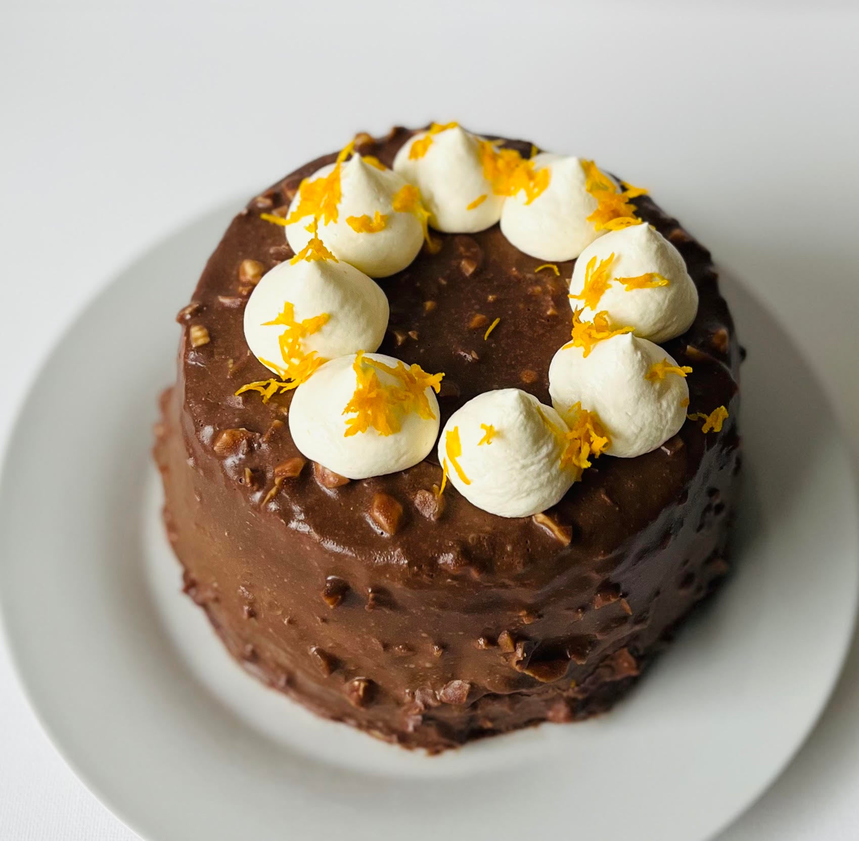 Crispy Chocolate Orange Cake