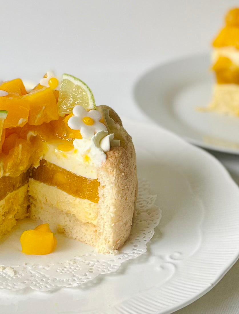 Mango Charlotte Cake