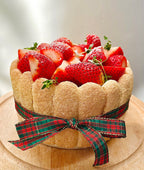 Strawberry Charlotte Cake